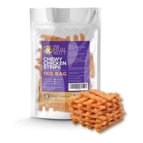 Chewy Chicken Strips - 1kg Bag