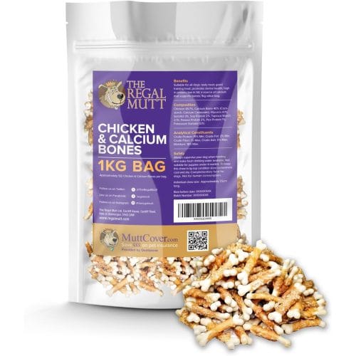 Chicken & Calcium Bones - 1kg Bag
