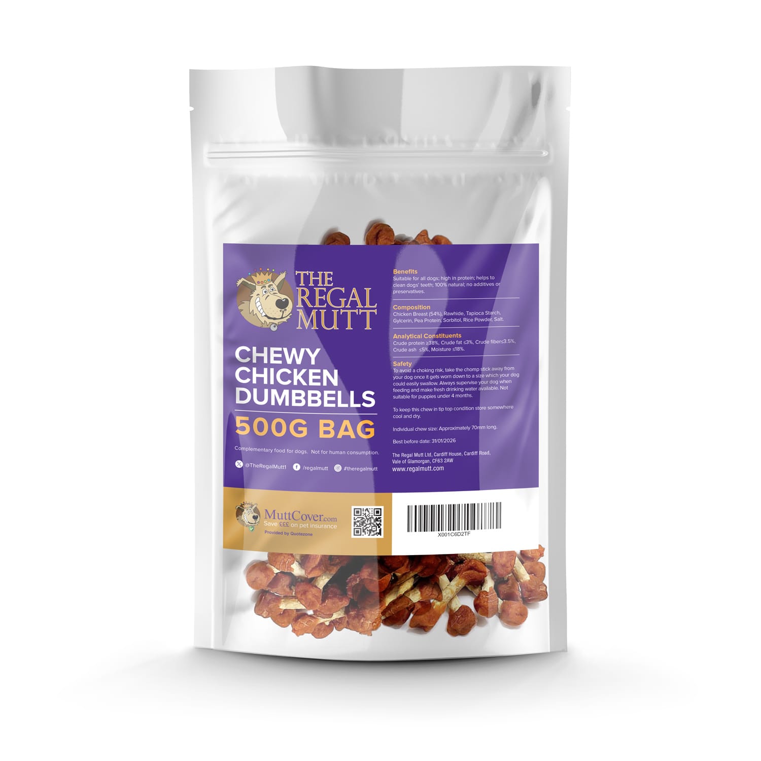 Chicken Dumbbells - 500g Bag - Image 7