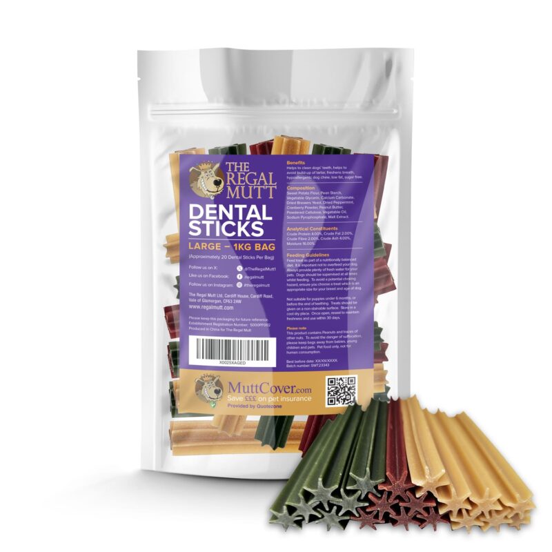 Dental Sticks - Large - 1kg Bag