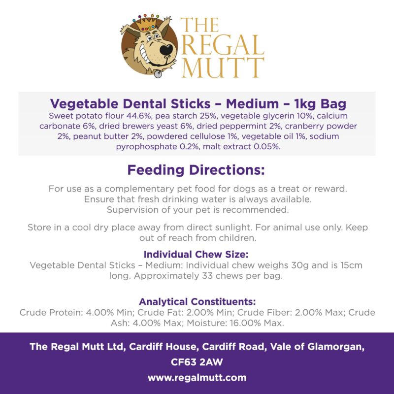 Dental Sticks - Medium - 1kg Bag - Image 7