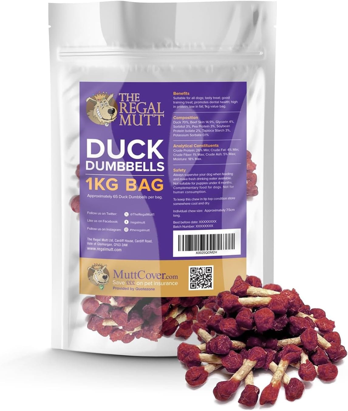 Duck Dumbbells - 1kg Bag