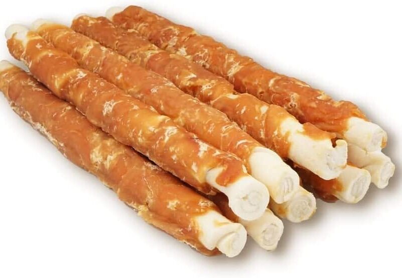 Alternative view of Mega Chewy Twists with Chicken – Bag of 18 (1.25kg)