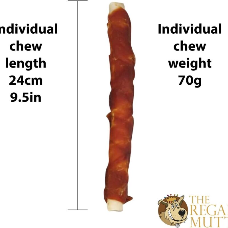 Mega Chewy Twists with Duck – Bag of 18 (1.25kg) - Image 3