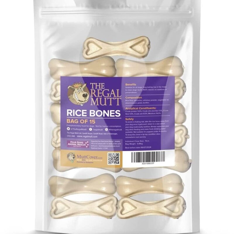 Rice Bones for Dogs - Bag of 20 - Image 7