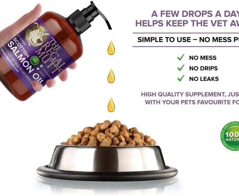 Salmon Oil – 1 Litre Bottle (with Pump) - Image 3