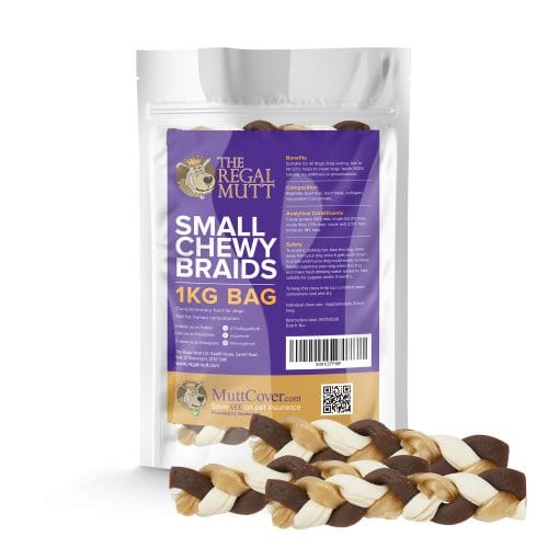 Small Braid Chews - 1kg Bag