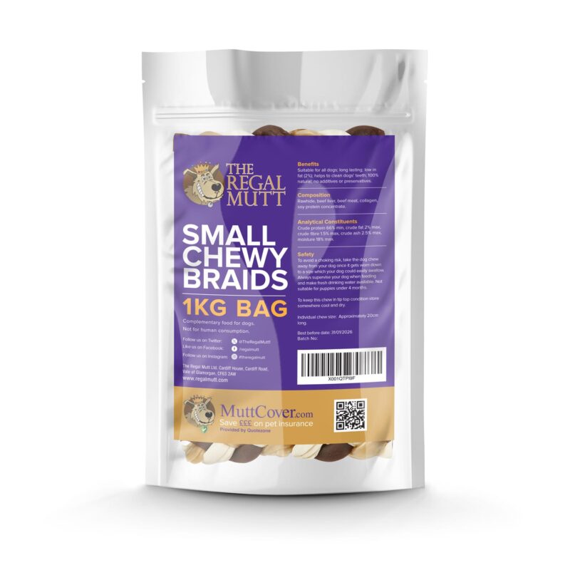Small Braid Chews - 1kg Bag - Image 8
