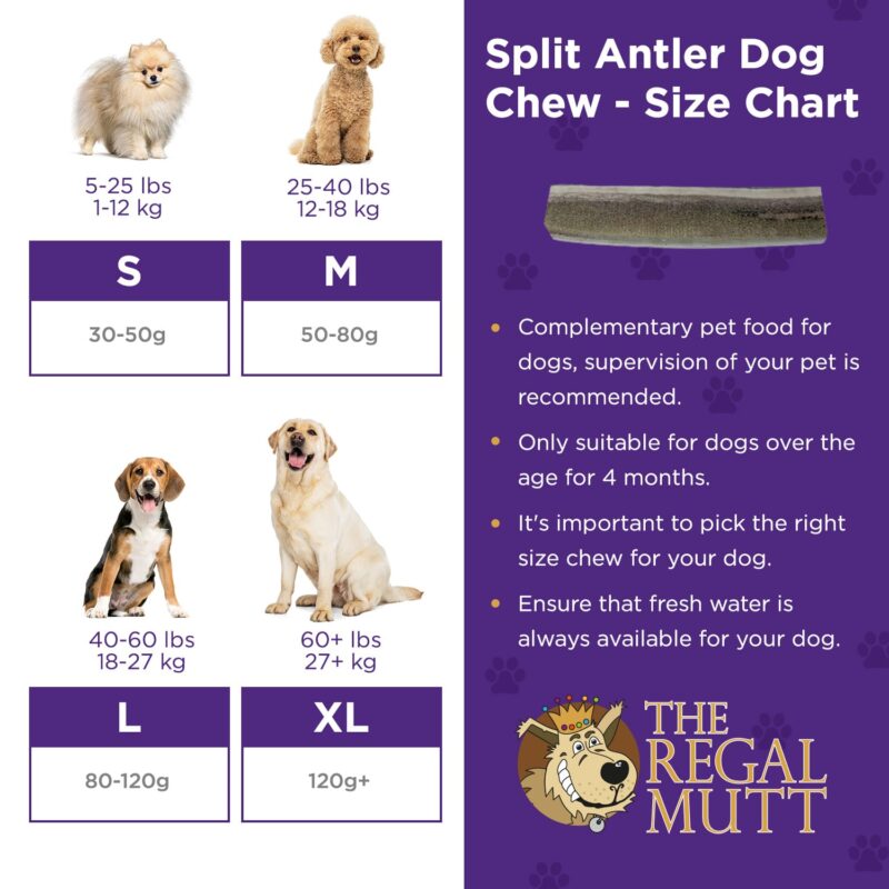 Split Antler - Size Chart