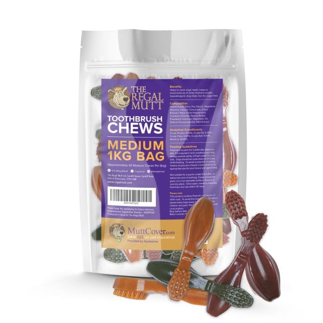 Toothbrush Chews - Medium - 1kg Bag