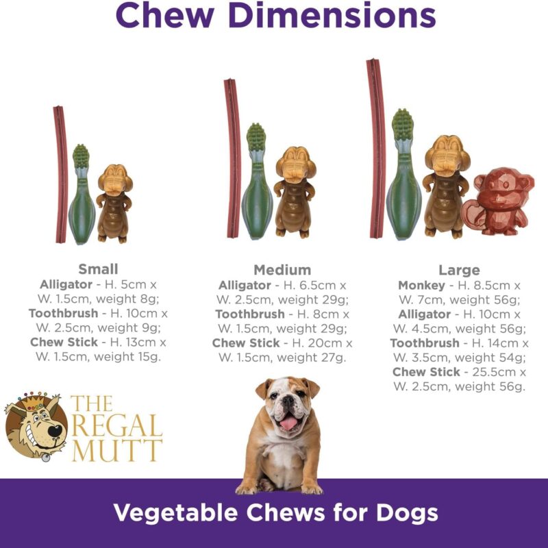 Vegetable Dog Chews - Mixed Shape Variety Pack - Large - 1kg Bag - Image 4