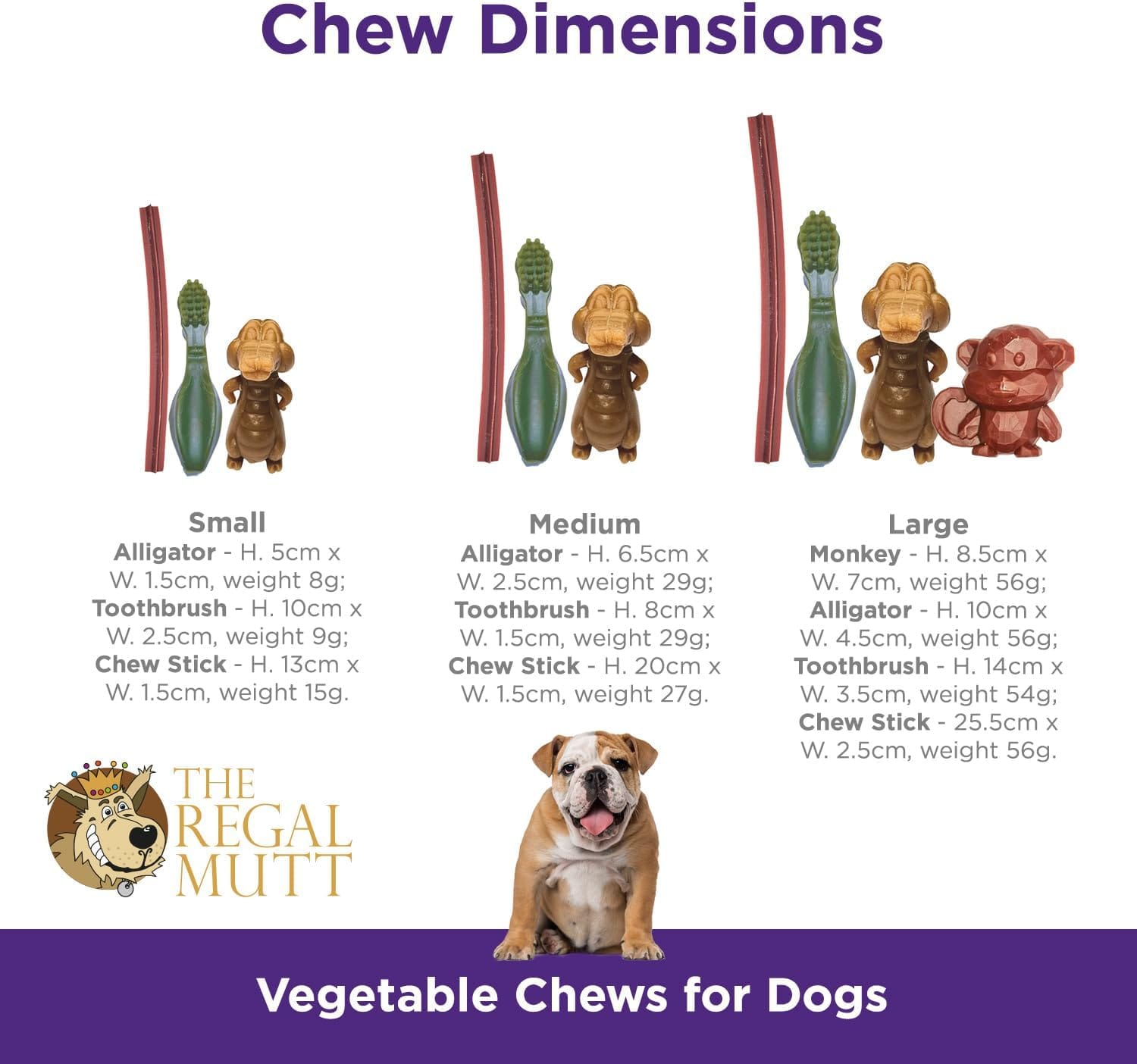 Vegetable Dog Chews - Mixed Shape Variety Pack - Medium - 1kg Bag - Image 4