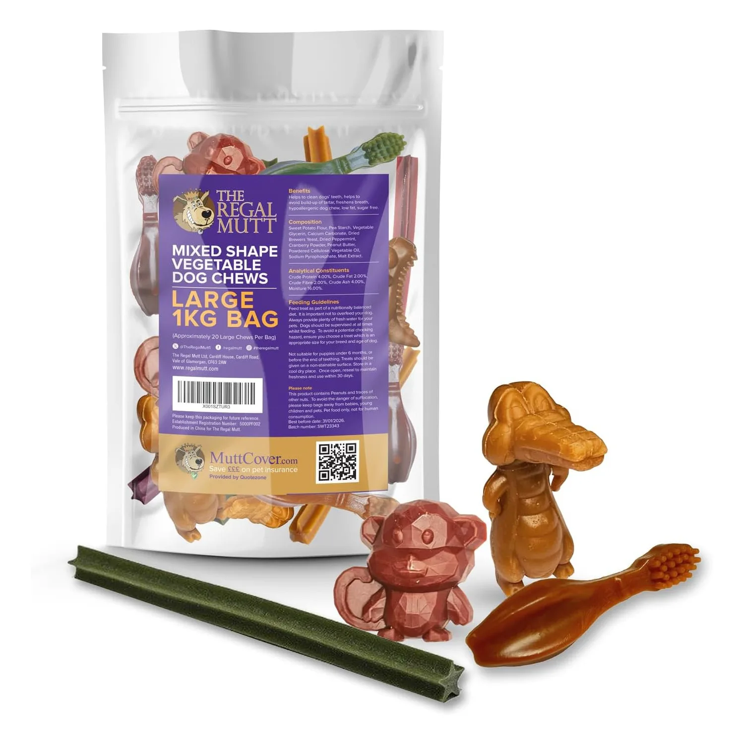 Vegetable Dog Chews