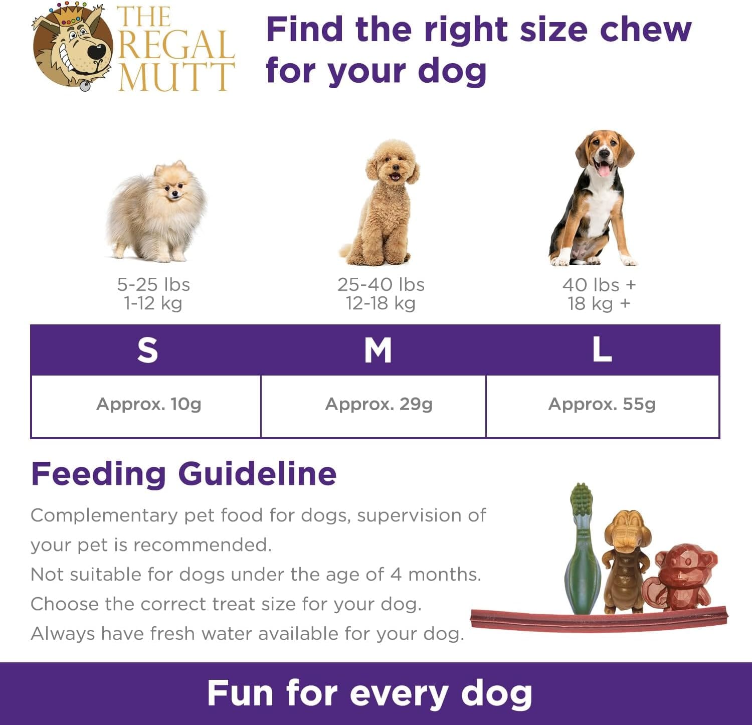 Vegetable Dog Chews - Mixed Shape Variety Pack - Medium - 1kg Bag - Image 3