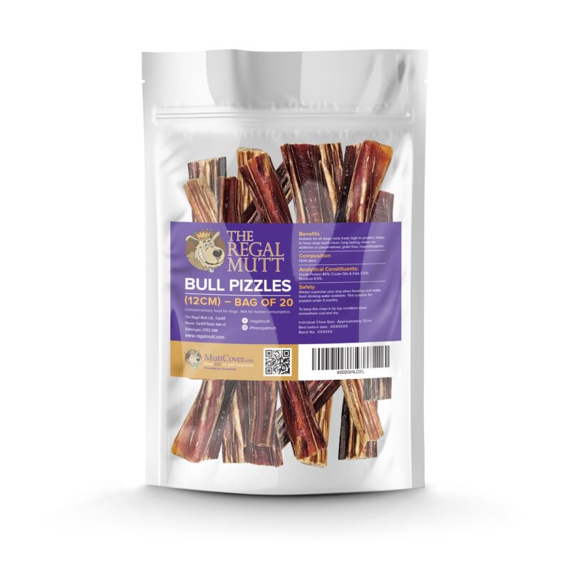Bull Pizzles for Dogs - 12cm Long - Bag of 20 - Image 8
