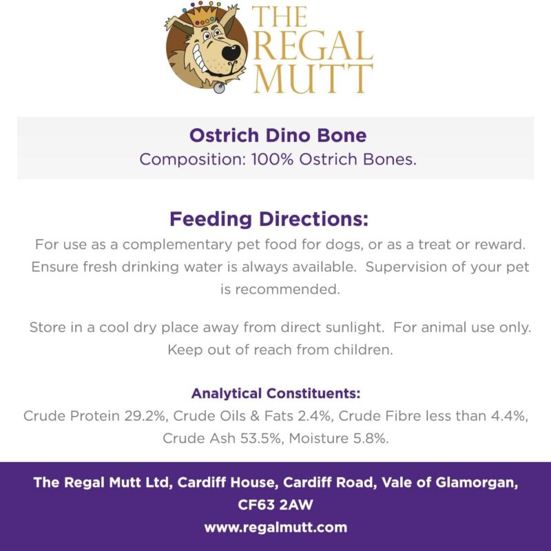 Ostrich Dino Bone for Dogs - Image 4